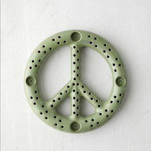 Peace Sign Candle Holder